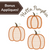Hello Pumpkin Towel Toppers In-the-hoop Machine Embroidery Design
