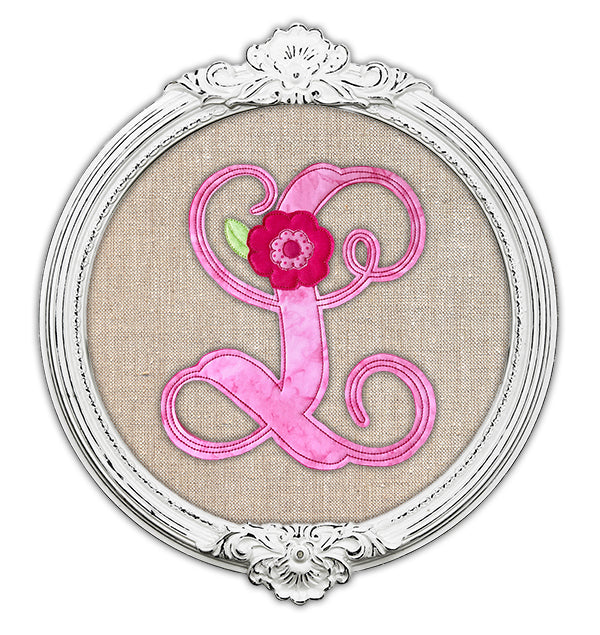 Lovely Letters Design In the Hoop Machine Embroidery Design Set