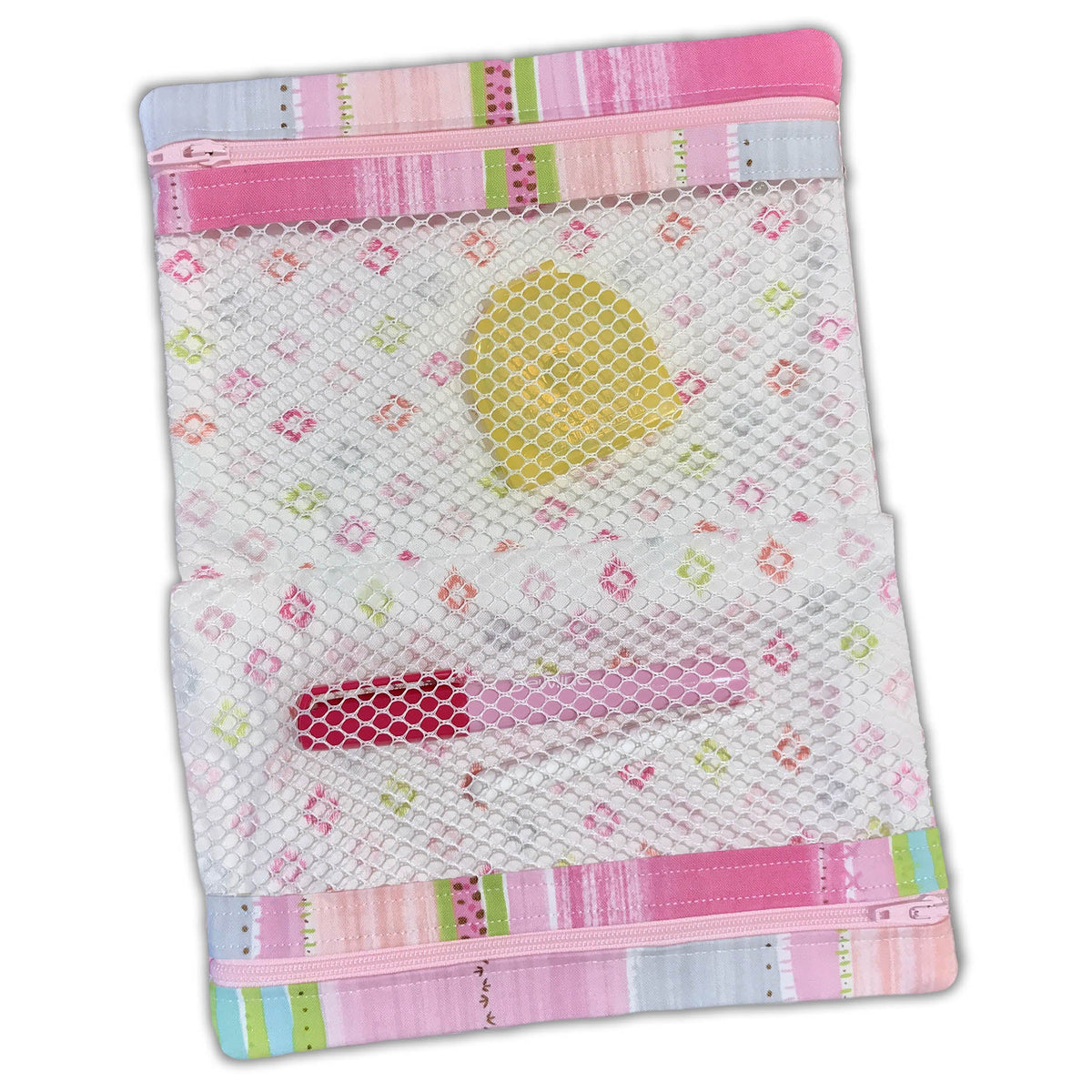 Twice as Nice Mesh Zipper Bags In the Hoop Embroidery Designs: Large Set 