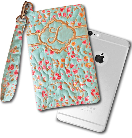 Chloe Wristlet Phone Case In the Hoop Machine Embroidery - PicklePie Designs Chloe Wristlet Phone Case In the Hoop Machine Embroidery - PicklePie Designs