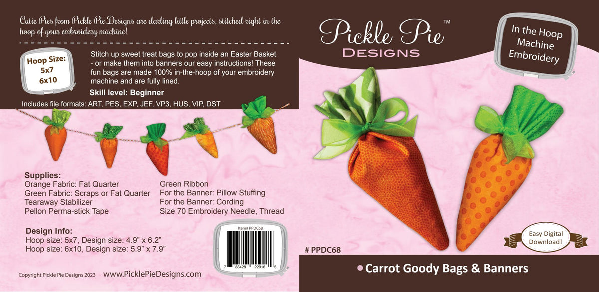 Dealer Only -  Easter Carrot Goody Bags &amp; Banners