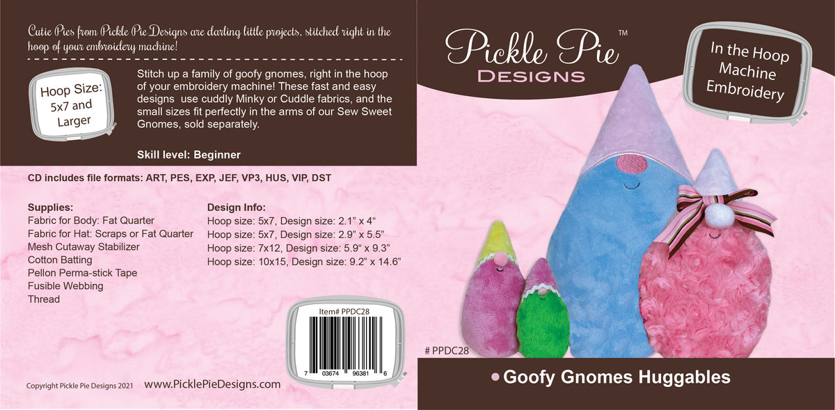 Dealer Only - Goofy Gnomes Softies Design
