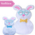 Easter Bunny Softies In the Hoop Machine Embroidery Design