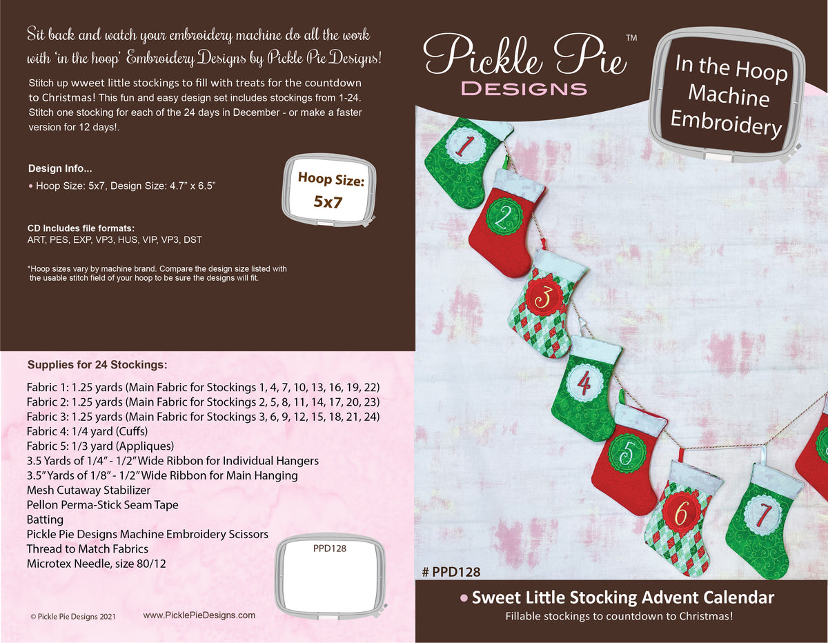 Dealer Only - Sweet Little Stockings Advent Calendar Design Design