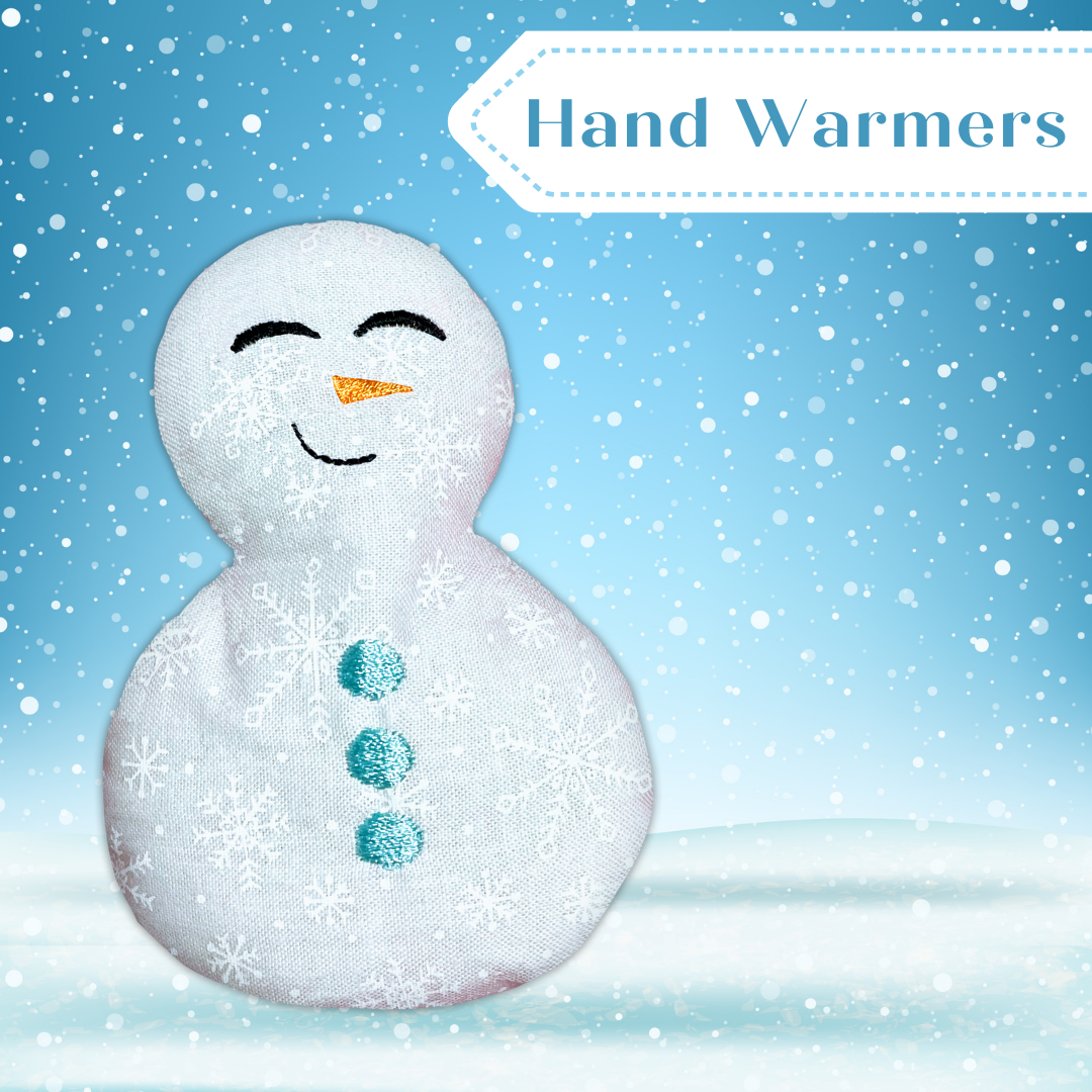 Snowman Hand Warmer In the Hoop Design