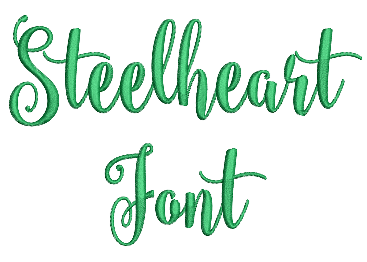 Steelheart Font Design Set