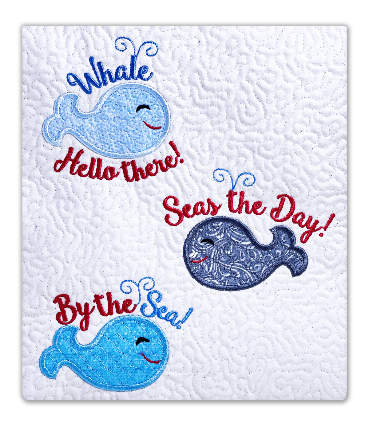 Dealer Only - Whale Hello There Applique Design