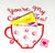 Cup of Tea Pocket Applique Machine Embroidery Design