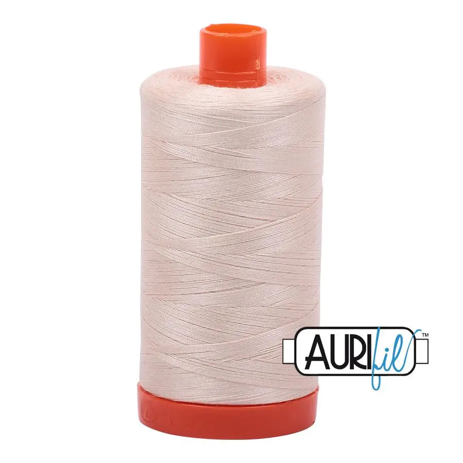 2000 Light Sand Aurifil Cotton 50wt Large Spool