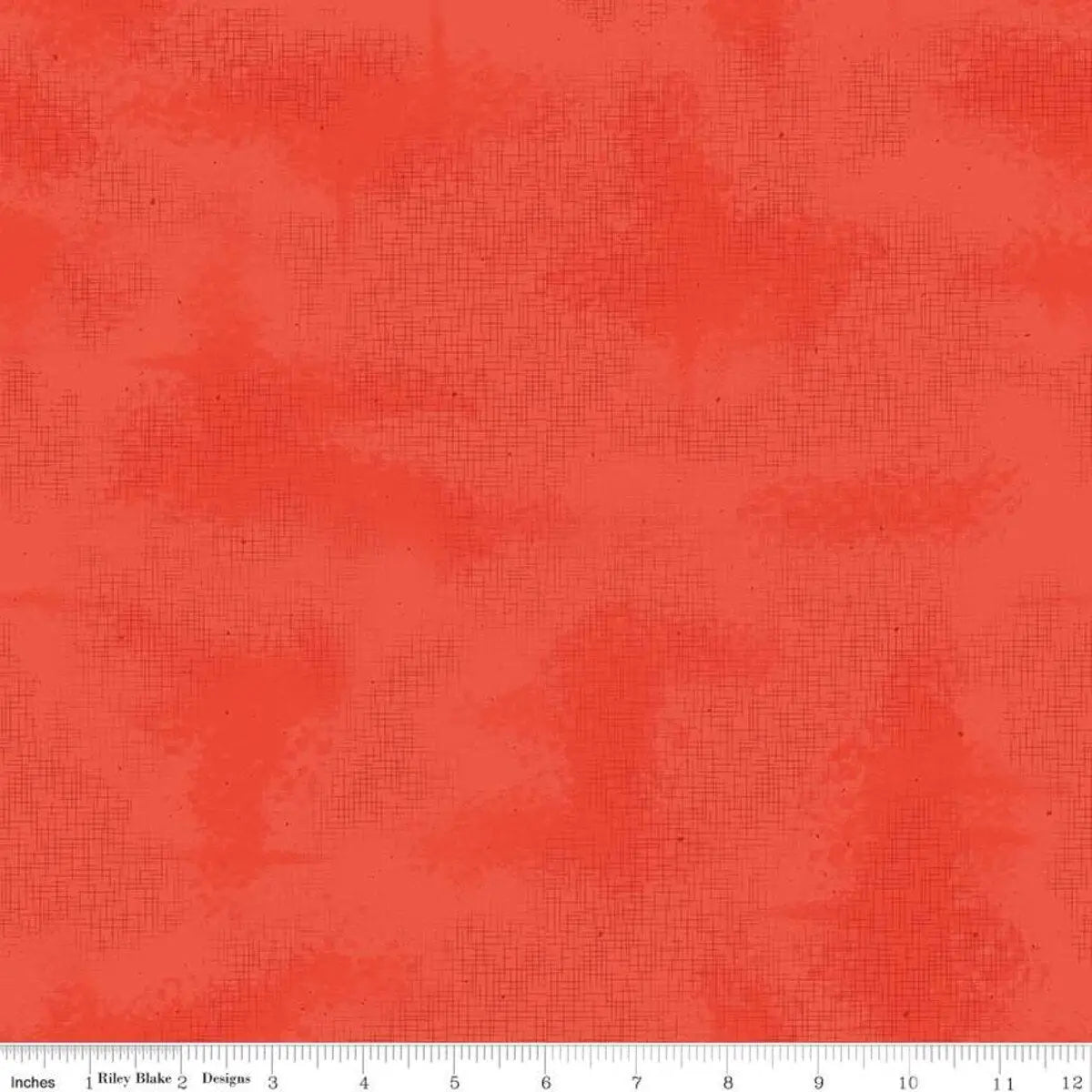 Red Shabby Paprika Cotton 43"/44" Fabric Per Yard