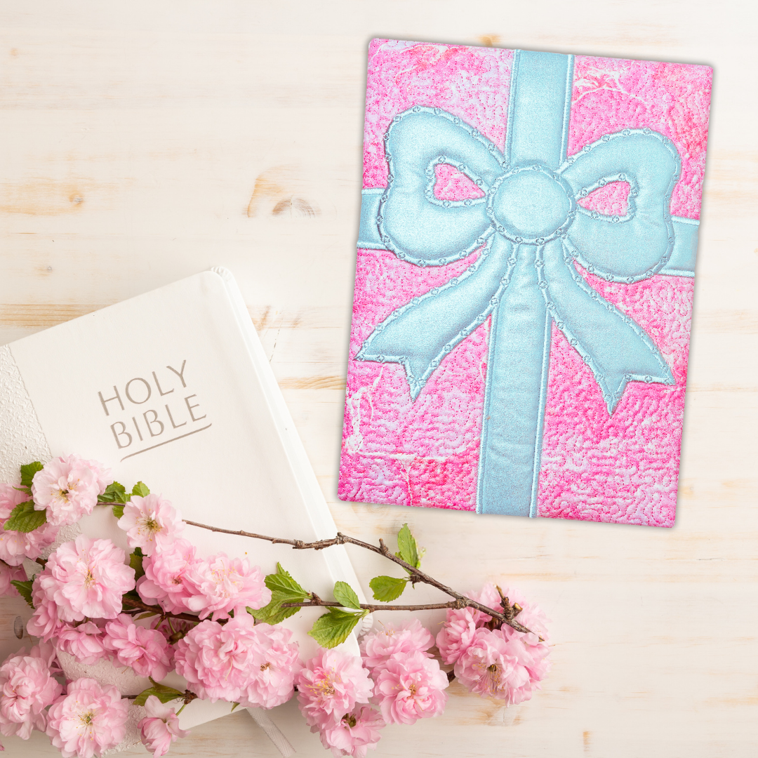 Bow Book, Bible, and Tablet Sleeves In the Hoop