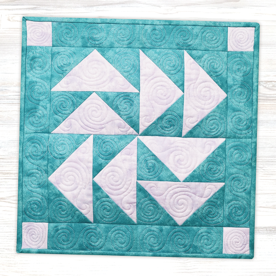 Quilt Borders Series 1: Swirl In-the-Hoop Machine Embroidery