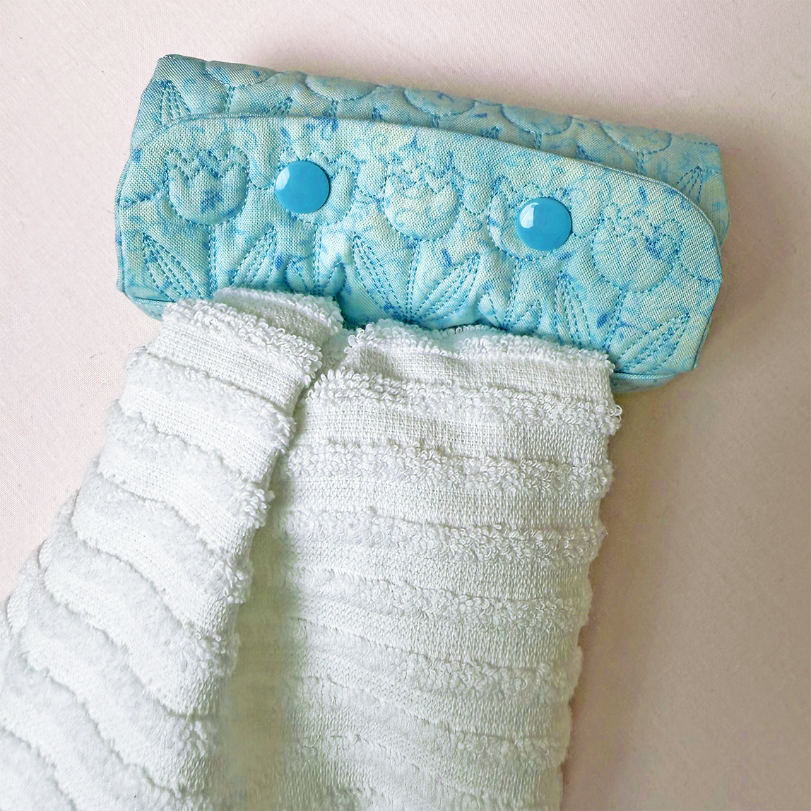 Tulip Towel Toppers In-the-Hoop Machine Embroidery Design Set