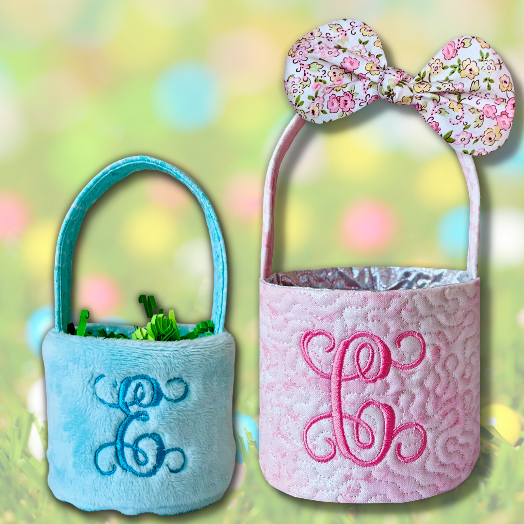 Bitty Designs Easter Bitty Baskets In the Hoop Machine Embroidery - PicklePie Designs