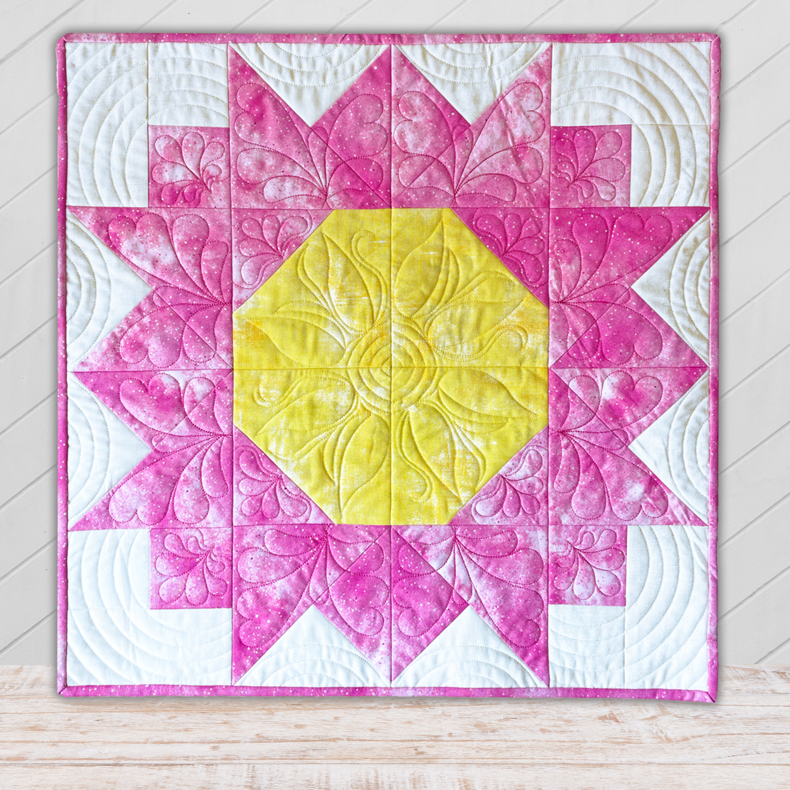 Bloom Quilt In-the-Hoop Quilt Embroidery Design Set