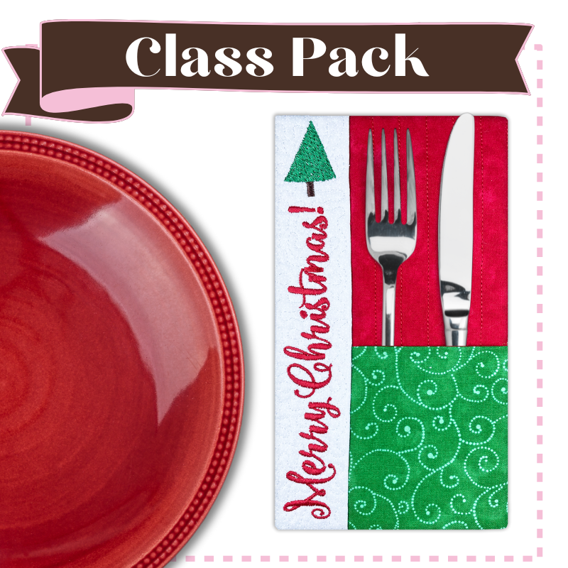 Christmas Flatware Holder Class Pack for Dealers