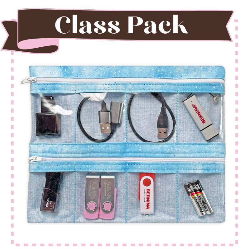 Double Zip USB Gadget Cases Class Pack for Dealers