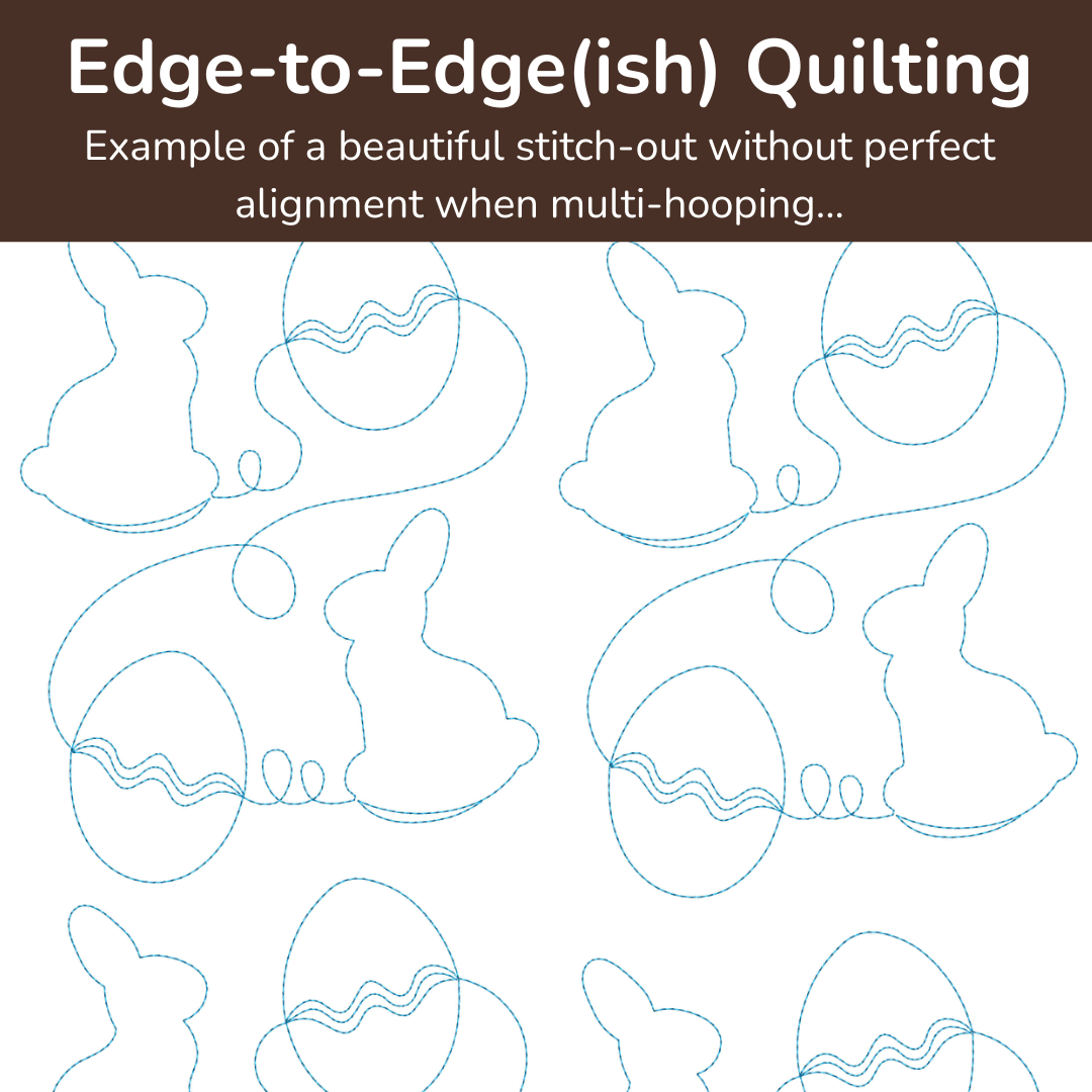 Easter Edge to Edge Quilting
