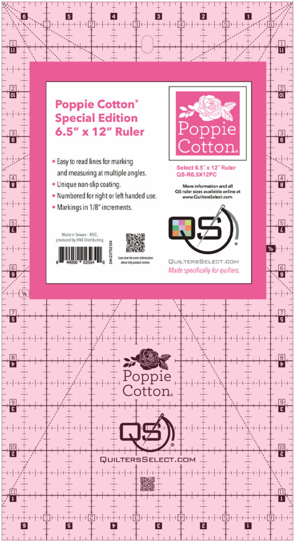 Quilter's Select Special Edition Poppie Cotton Ruler