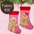 Preorder Fabric Kit: Gingerbread Stockings