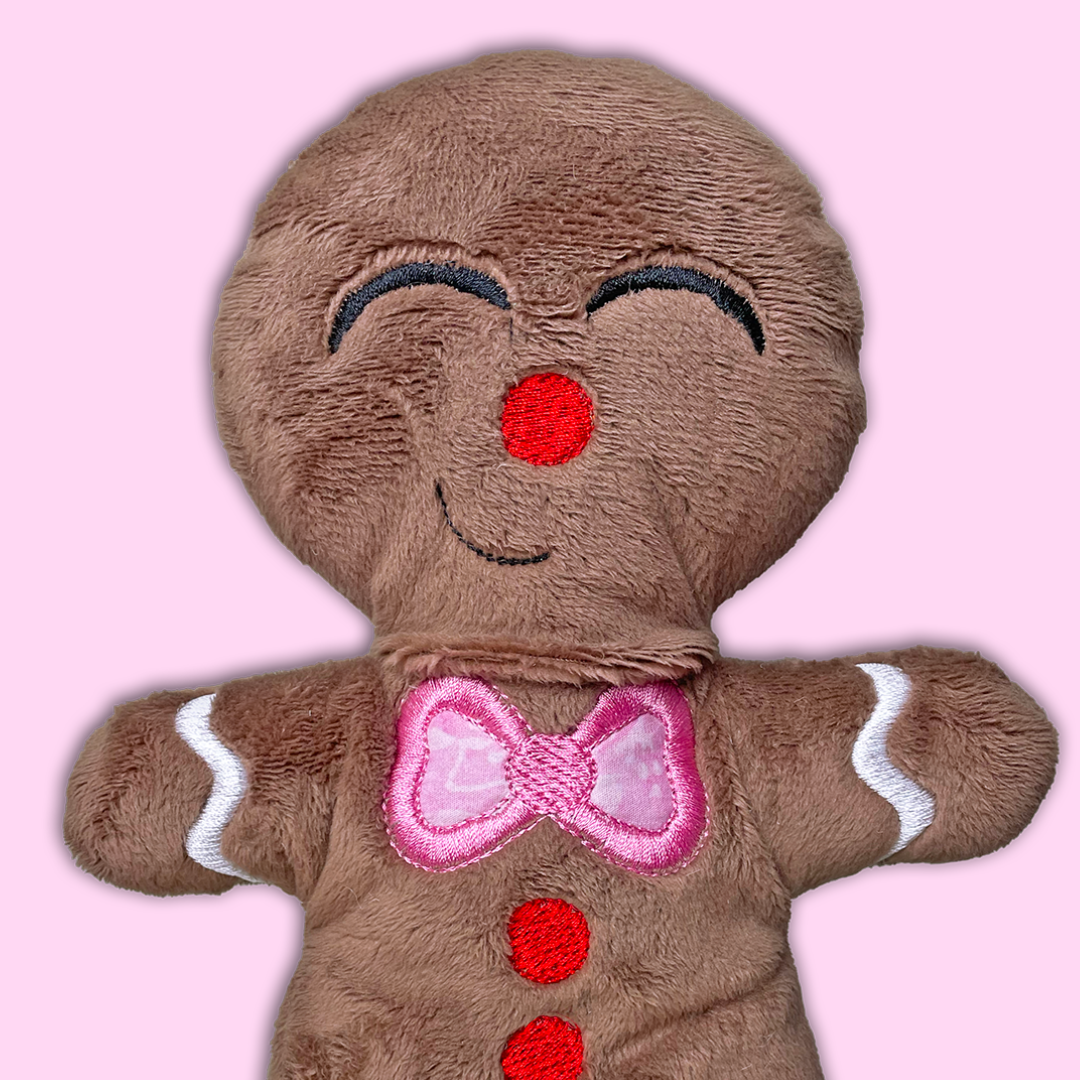 Gingerbread Softies In the Hoop Machine Embroidery Design