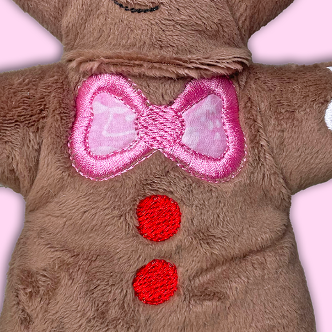 Gingerbread Softies In the Hoop Machine Embroidery Design