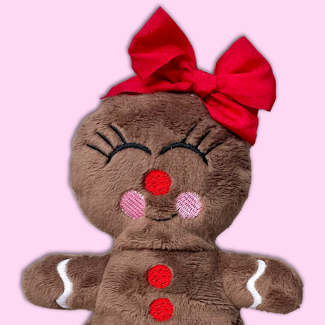 Gingerbread Softies In the Hoop Machine Embroidery Design