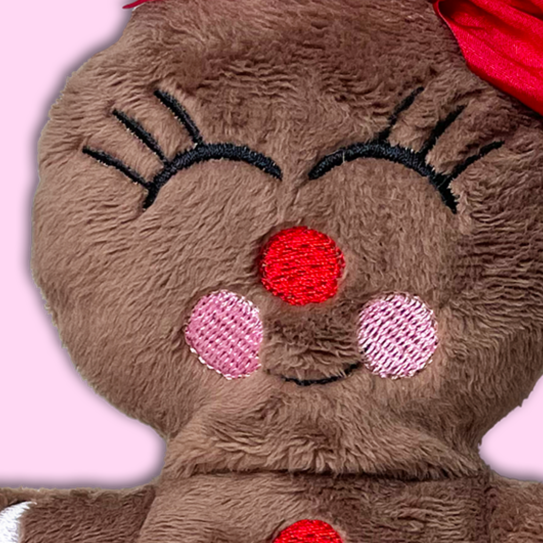 Gingerbread Softies In the Hoop Machine Embroidery Design