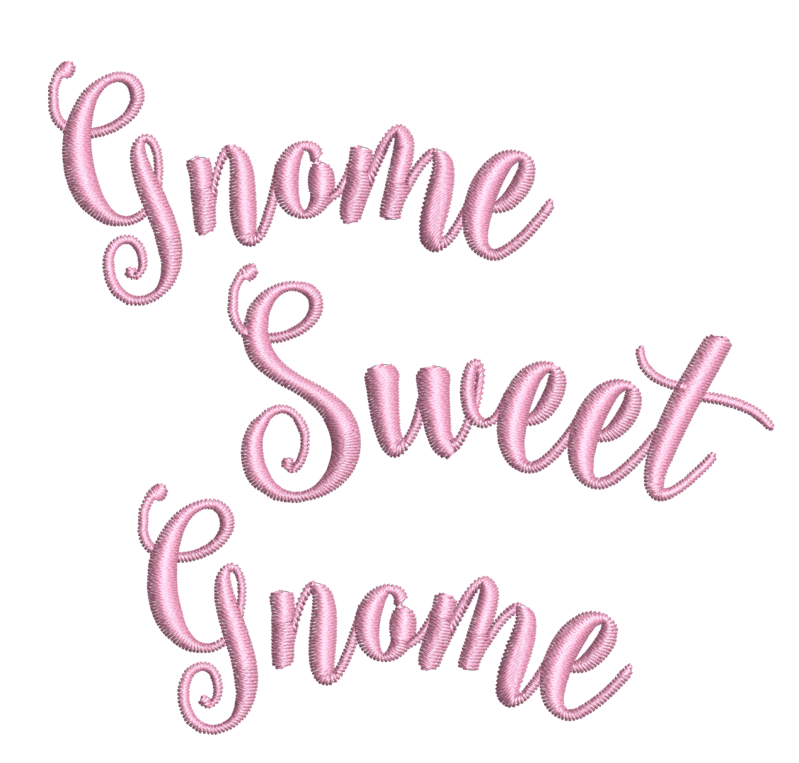 Gnomes & Mushrooms Applique Set