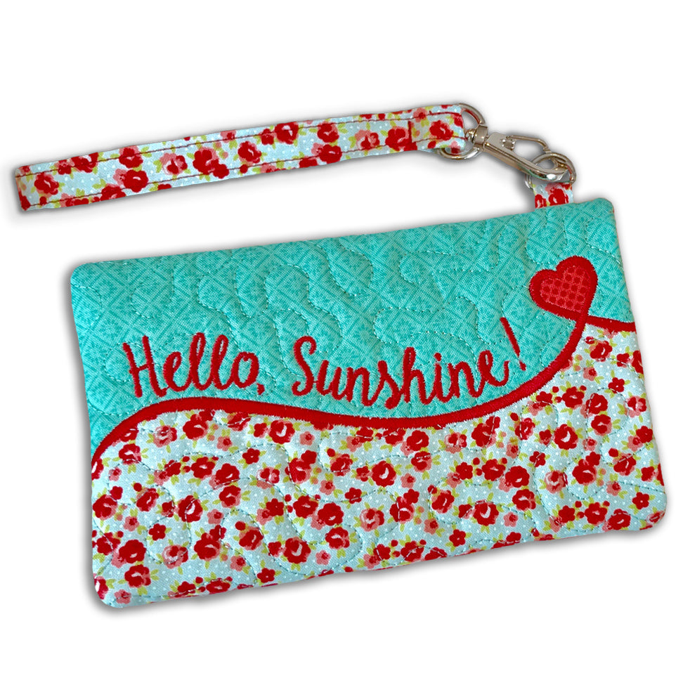 Hello Beautiful Eyeglass Case, Wristlet, Curling Iron Case Designs