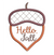 Hello Fall Acorn Applique Machine Embroidery Design Set
