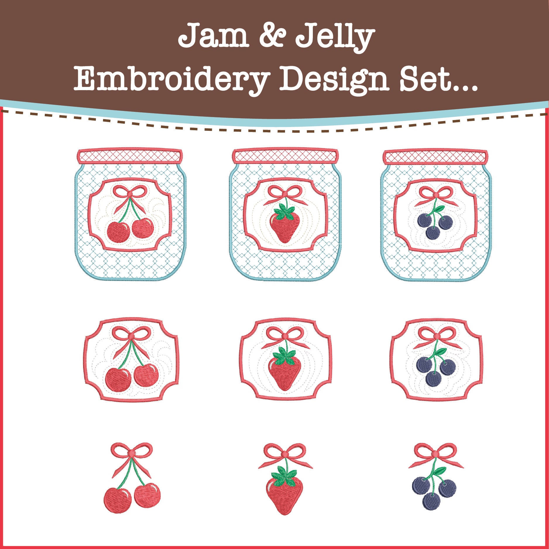 Jam and Jelly Tea Towel Designs