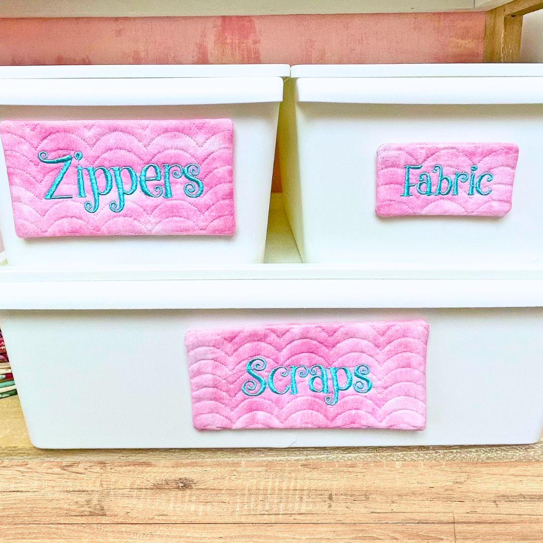 Magic Labels Magnetic Magic Labels In the Hoop Machine Embroidery Design Set ...
