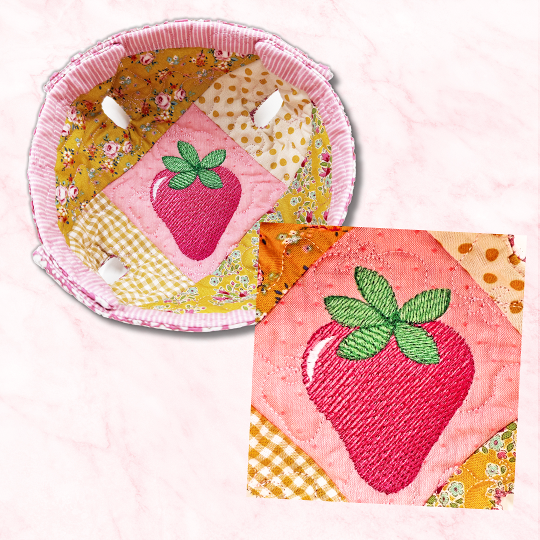 Microwave Quilted Bowl Cozies In the Hoop Machine Embroidery Design