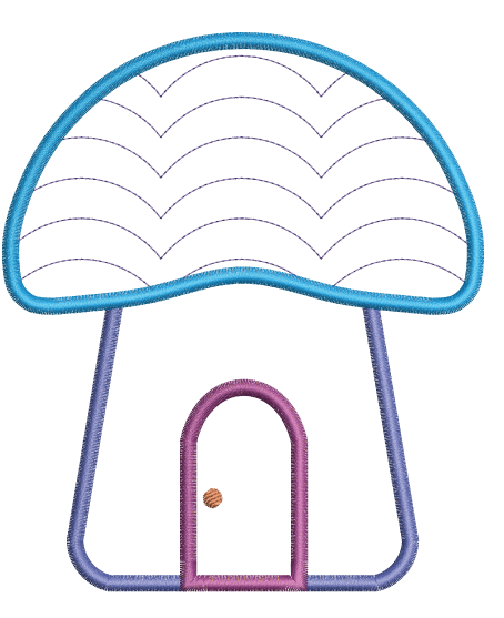 Gnomes & Mushrooms Applique Set