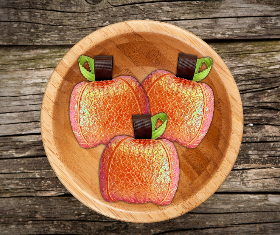 Mylar Pumpkin Bowl Fillers + Tiered Tray Machine Embroidery Design Set