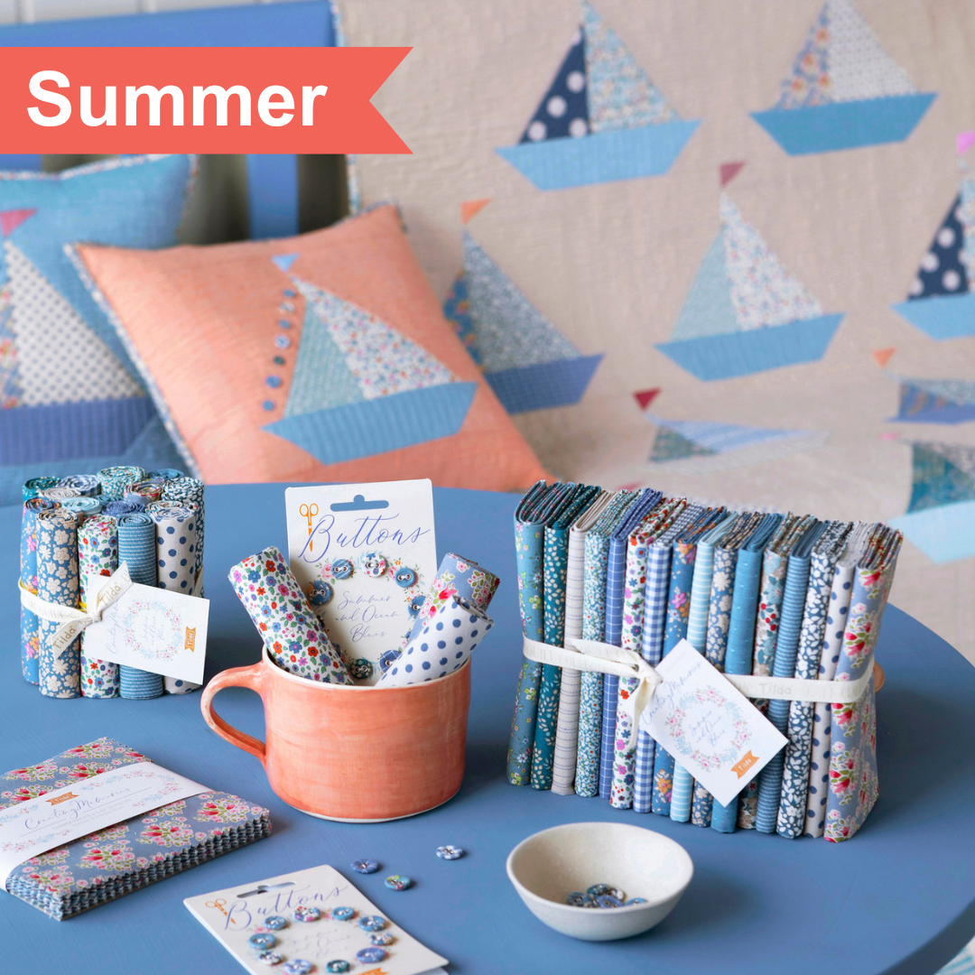 Tilda Creating Memories Fat Eight Fabric Bundles: Choose Your Colorway