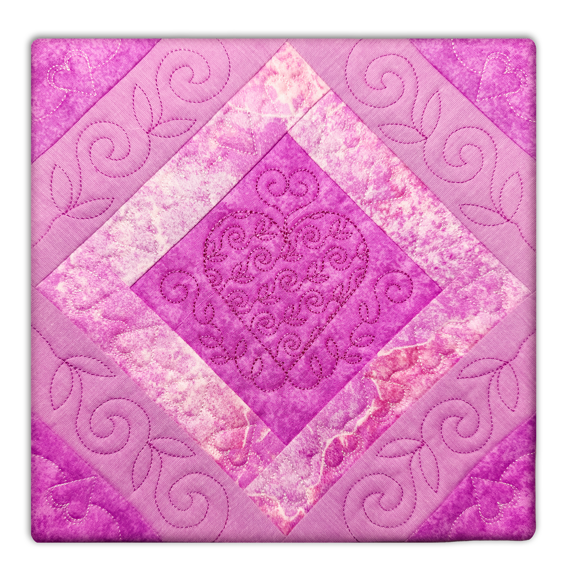 Quilt Block Trivets In the Hoop Machine Embroidery Designs