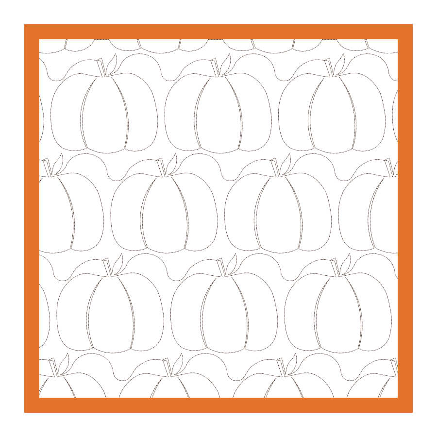 Pumpkin Quilting &amp; Backgrounds Machine Embroidery Design Set