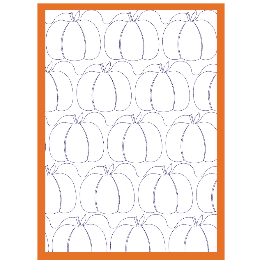 Pumpkin Quilting &amp; Backgrounds Machine Embroidery Design Set