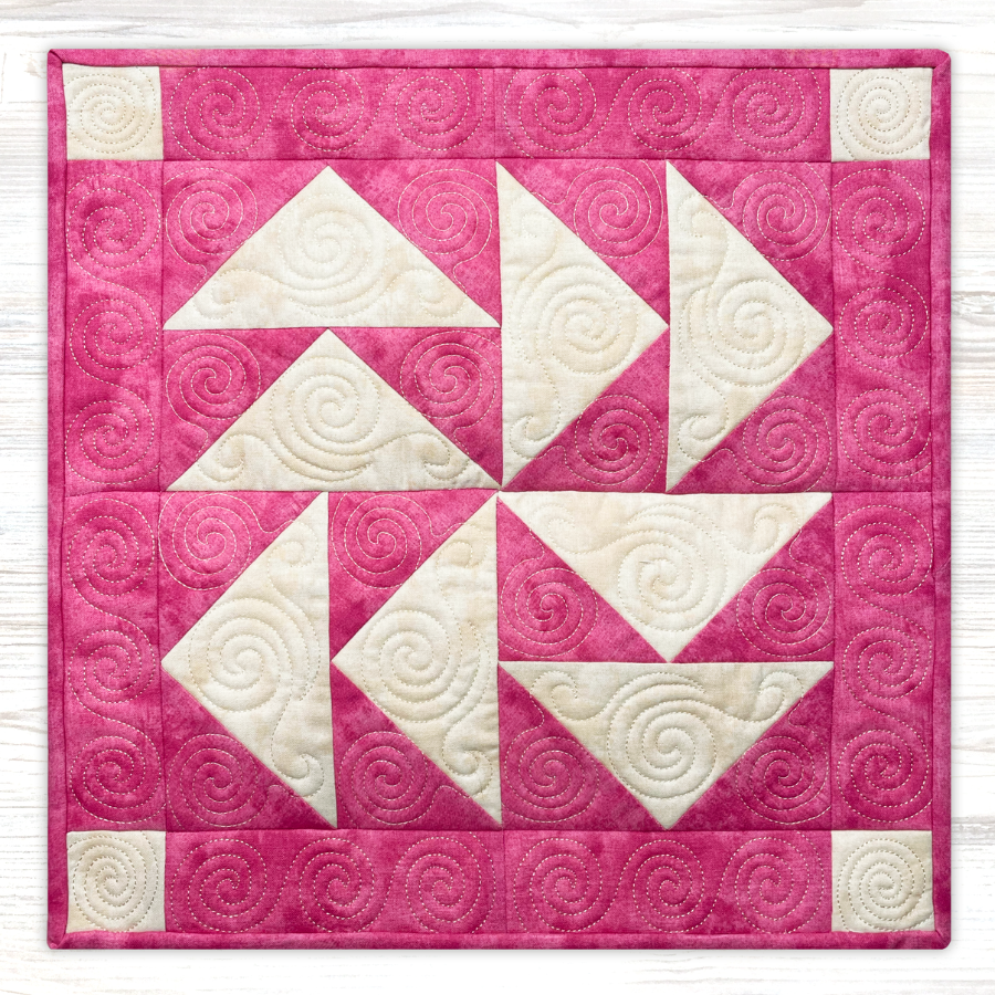 Quilt Borders Series 1: Swirl In-the-Hoop Machine Embroidery