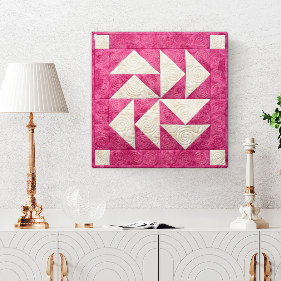 Quilt Borders Series 1: Swirl In-the-Hoop Machine Embroidery