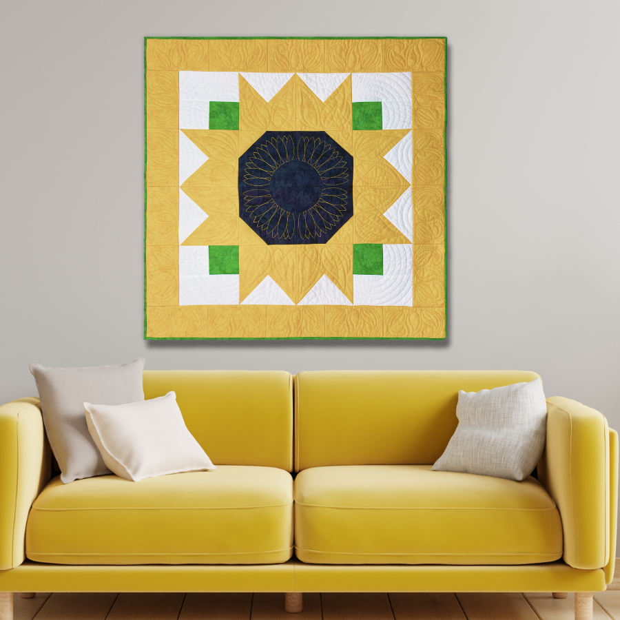 Quilt Borders Series 2: Petals In-the-Hoop Machine Embroidery