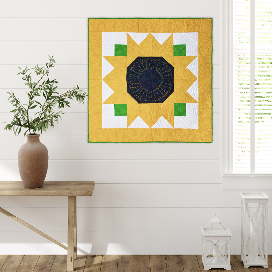 Quilt Borders Series 2: Petals In-the-Hoop Machine Embroidery