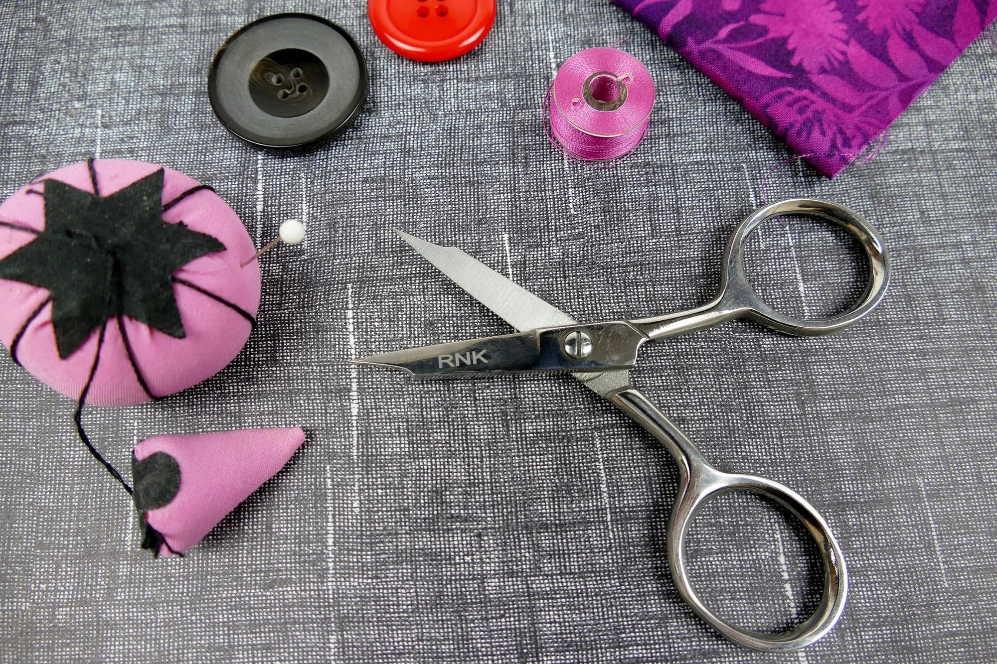 RNK Precision Micro-Serrated Straight-Tip Trimming Scissor