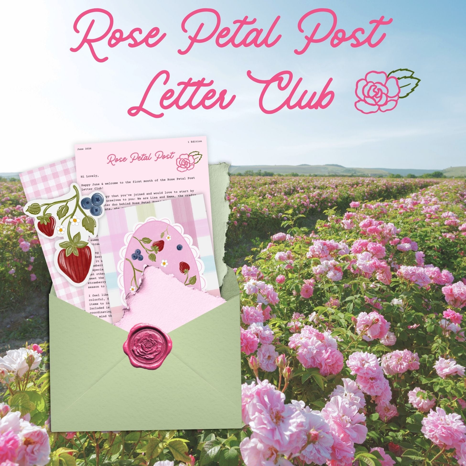 Rose Petal Post Monthly Letter Club