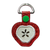 Apple Charm Keychain In the Hoop Machine Embroidery Design