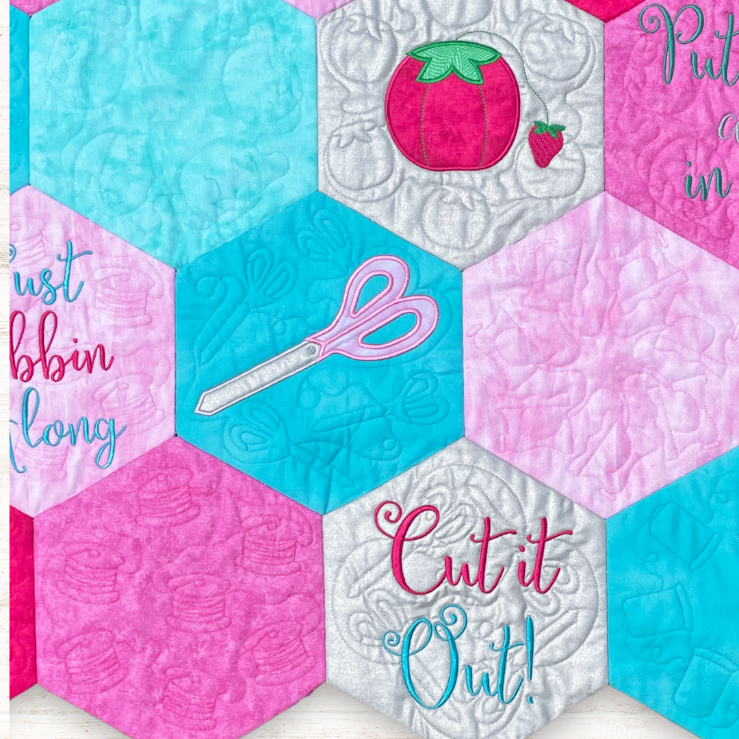 Sew Hexi In-the-Hoop Machine Embroidery Quilt