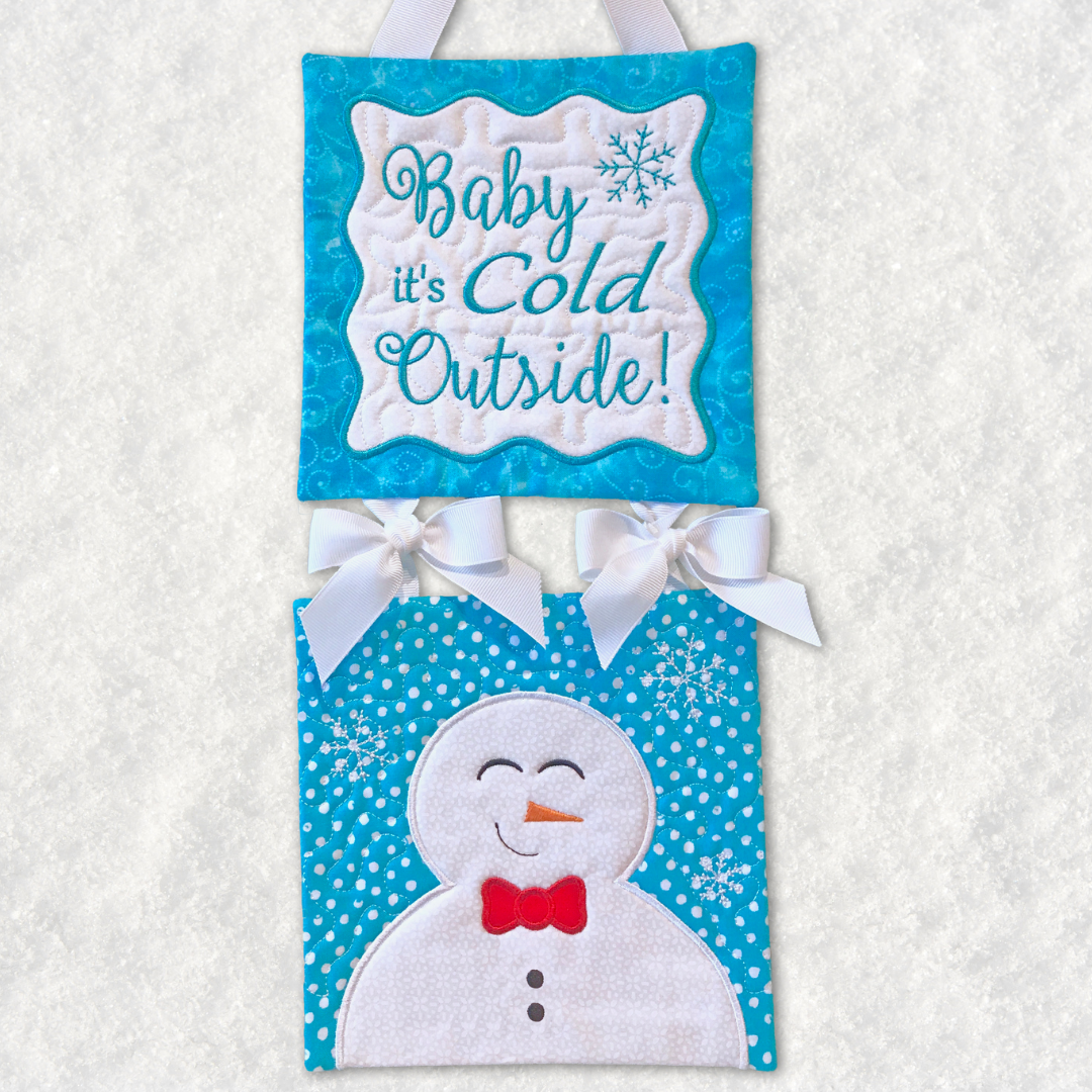 Baby It&#39;s Cold Outside In the Hoop Quilt Block Projects