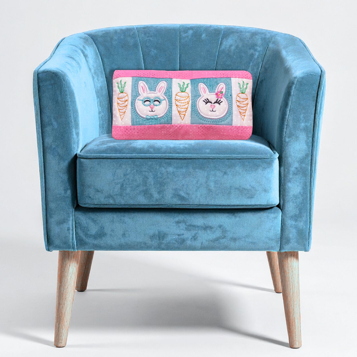 Easter Bunny Pillows, Bowl Fillers, Tiered Trays, In the Hoop Easter Bunny Decor